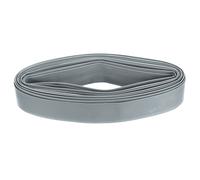 Tubo termorestringente per 7/10 pollice ID 33 piedi grigio rapporto 2:1