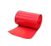 Tubo termoretraibile, guaina termorestringente in PVC rosso, larghezza 7-90 mm, lunghezza 1-20 m, for isolamento elettrico, riparazioni, connettori for cavi(7MM*4.5MM*20METERS)