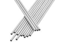 Tubo tondo in acciaio inossidabile 304, tubo cavo capillare in, lunghezza 500 mm, diametro esterno 1, dritto senza saldatura, pezzo(1x0.35mm)