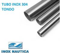 TUBO TONDO IN ACCIAIO INOX AISI 304 DA Ø12mm 2 METRI BARRA