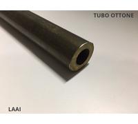 Tubo tondo in ottone D. 25x1,5
