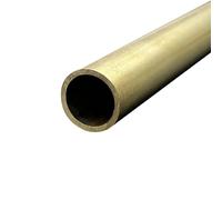 Tubo tondo in ottone, tubo diritto Brass Round Tube 6.5x(0.25-1) mm x 0.5m(6.5x1mm)