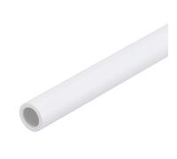 Tubo tondo in PVC rigido bianco, tubazione durevole for progetti idraulici e fai da te(28.6mmx32mmx0.2m)