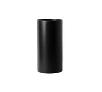 TUBO TRONCHETTO FF LEGNA NERO SMALTATO, 120 MM