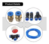 Tubo tubo pneumatico ID resistente e 6 mm OD 4 mm 32 8 piedi perdita bassa press