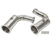 Tubo Turbina Inox 2- Pezzi Con Catalizzatore per Porsche Cayenne Turbo Tipo 9YA