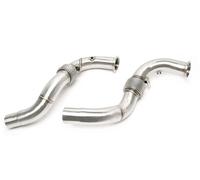Tubo Turbina Inox 2-teiliges Set 68mm per BMW 5er F10 6er F06 550i/650i N63