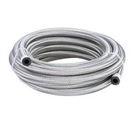 TUBO TURBO ARIA AN4 AN6 AN8 AN10 AN12 Tubo flessibile universale per carburante per auto, tubo in acciaio inossidabile intrecciato all'interno in gomma CPE tubo benzina(1M AN8 ID11.1mm)