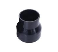 TUBO TURBO ARIA Tubo flessibile di riduzione in silicone dritto Tubo flessibile in silicone universale Tubo di aspirazione turbo intercooler Tubo flessibile del MANICOTTO INTERCOOLER(Black,ID51mm-57mm