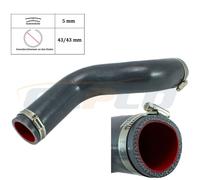 Tubo Turbo d'Aria Manicotto Intercooler per Renault Fluence Megane 1.5 dCi 43/43