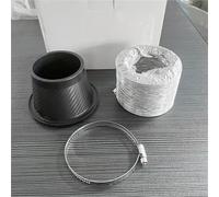 tubo turbo della presa d'aria 1 Set Universale Per Paraurti Anteriore Auto, Kit Tubo Aspirazione Aria Turbo, Imbuto Ingresso Turbina ABS(Round)