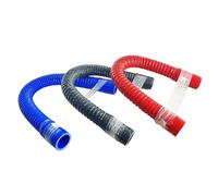 tubo turbo della presa d'aria Tubo Corrugato In Filo Acciaio Nero Flessibile In Silicone Aspirazione Ad Alta Pressione Temperatura Collegamento Filtro Dell'aria Intercooler(900mm,ID 85mm)