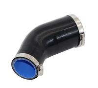 tubo turbo della presa d'aria Tubo Flessibile Universale In Silicone 45 Gradi Connettore Grande-piccolo Raccordo Aspirazione Turbo Intercooler Per Auto Nero Multi-misura(51MM-70MM)