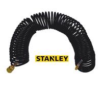 TUBO UNIVERSALE COMPRESSORE ARIA SPIRALATO STANLEY DA 15 MT CON ATTACCHI RAPIDI
