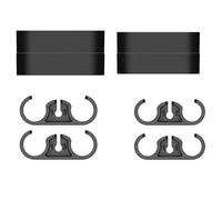 Tubo universale per raffreddamento ad acqua per computer, pettine, clip per fibbia fissa, clip per accessori fai da te per PC, nero