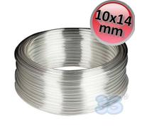 Tubo vinilico per pompa condensa trasparente misura 10x14 mm - 30 mt