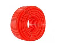 Tubo Vuoto / Ondulato 23/28mm Rosso 50m per Composito di Alluminio O Cavo