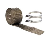 Tubo Wrap, Fireproof Removable Protective Tape, 196,85 x 1,97 Inches Lightweight & Compact, Heat Resistant Tube Shield for Electrical Wires, Exhaust Pipes, Furnace, Fireplace, Heater