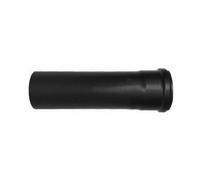 TUBO x STUFE PELLET SMALTATO 8cm porcellanato nero varie misure CON GUARNIZIONE