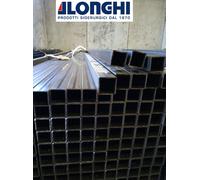 TUBOLARE FERRO ACCIAIO QUADRO 35X35X2 mm. BARRA PROFILO 6 PEZZI da 2 METRI