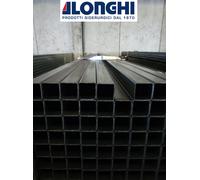 TUBOLARE FERRO QUADRATO 35,40,45,50 mm. spess. 2 mm - 1 pezzo da 3 metri