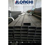 TUBOLARE FERRO RETTANGOLARE da 100, 120, 150 mm spess. 2 - 1 pezzo da 3 mt.