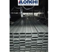 TUBOLARE FERRO ZINCATO RETTANGOLARE BARRA 30,40,50,60 mm - 2 pezzi da 1,5 metri