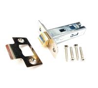 Tubolare Mortasa Porta Chiavistello 63mm Nickel Placcato Gancio Interno Ricambio