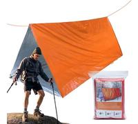 tubolare - sopravvivenza - tubolare - Antivento impermeabile isolata termicamente multiuso emergenza per escursioni alpinismo attività all'aria aperta