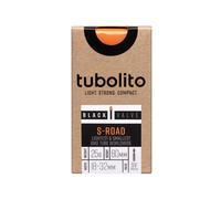 TUBOLITO Camera d'aria S-Tubo, strada, 700c, valvola 80 mm, nera