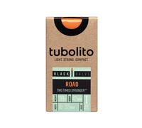 TUBOLITO Camera d'aria Tubo, strada, 700c, valvola 42 mm, nera