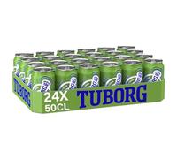 Tuborg, Cassa con 24 Lattine da 50 irra Lager, Gusto Fresco e Dissetante,