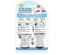 TubShroom e SinkShroom - Protezioni per scarichi per vasche da Bagno e lavandini, cromate