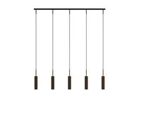 Audo Tubulaire Rail Lampadario 5 Alluminio/ Bronzo Anodizzato