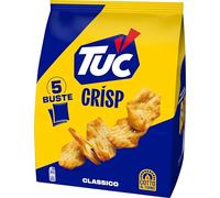 Tuc Crisp, Sfogliatine Croccanti a Base di Patate cotte al Forno con Grano 100% Italiano, 150g (multipack 5 bustine da 30g)