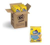 Tuc Sfoglie, Olio Extravergine di Oliva & un Pizzico di Sale, Triangolini Sottili e Croccanti Cotti al Forno, 12x192g