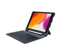Tucano asto Custodia Cover con Tastiera Compatibile con iPad 10.2" 9th gen/8th gen/7th Gen e iPad 10.5'' 3rd Gen, alloggio Apple Pencil, Tastiera ITA