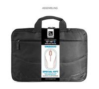 TUCANO - Borsa Notebook Idea 13.3/14 pollici Nero + Mouse Wireles