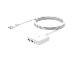 Tucano Caricabatterie USB Type-A, USB Type-C 65W GaN White MA DEGAN65 EU W