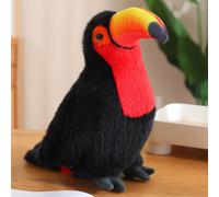 Tucano di peluche rosso 35 cm