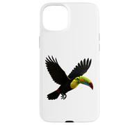 Tucano fatturato a chiglia Realistico Tropical Bird Art per la fauna selvatica Custodia per iPhone 15 Plus