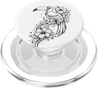 Tucano Fiori Tropicali Uccelli Fiori Splash PopSockets PopGrip per MagSafe