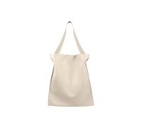 Tucano - Ginetta borsa tote a spalla misura L con chiusura magnetica alla moda in morbida pelle sintetica ottenuta dalla plastica riciclata. Ideale per il tempo libero, da donna. Beige