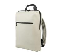 Tucano, Gommo Backpack Zaino Porta PC per Laptop 15.6" e MacBook 16", in Materiale Gommato, con Tasca Imbottita, Schienale Traspirante e Fascia Trolley, 29x41x11,5 cm, Grigio