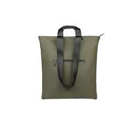 Tucano - Gommo, Shopper, Borsa a mano in tessuto gommato con doppio manico per laptop fino a 14", per uomo e per donna, Verde Militare.