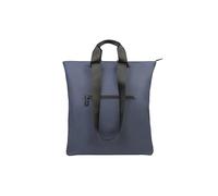 Tucano - Gommo, Shopper, Borsa a mano in tessuto gommato con doppio manico per laptop fino a 14", per uomo e per donna, Blu.