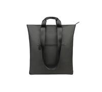 Tucano - Gommo, Shopper, Borsa a mano in tessuto gommato con doppio manico per laptop fino a 14", per uomo e per donna, Nero.