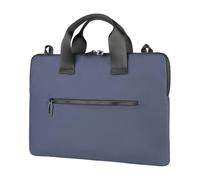 Tucano, Gommo Super Slim Borsa Porta PC per Laptop 14" e MacBook Air 15", Borsa Computer con Tracolla Rimovibile e Tasca Accessori, Materiale Gommato Water Resistant, 36x25,5x2 cm, Blu