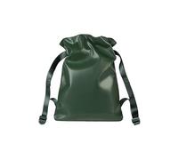 Tucano - Nina zaino a strozzo alla moda in morbida pelle sintetica ottenuta dalla plastica riciclata. Ideale per il tempo libero e l'ufficio, da donna. Verde bosco