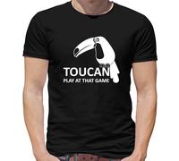 Tucano Play A Che Gioco T-Shirt - Uccello - Two Can - Funny - Scherzo - Regalo